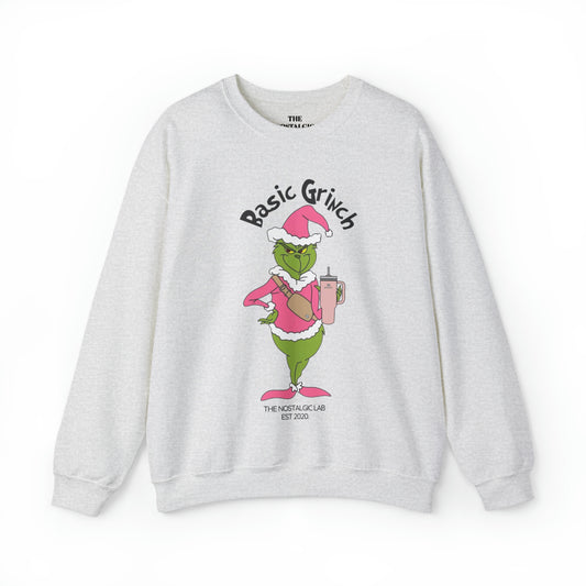 Basic Grinch Unisex Crewneck Sweatshirt