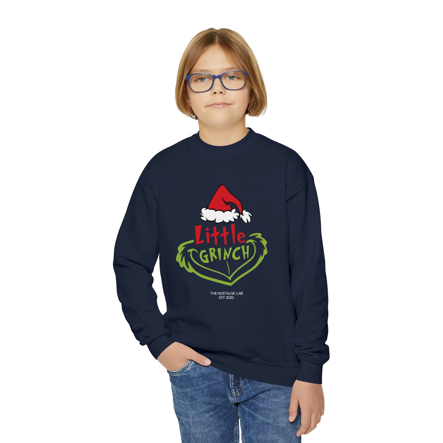Little Grinch Youth Crewneck Sweatshirt