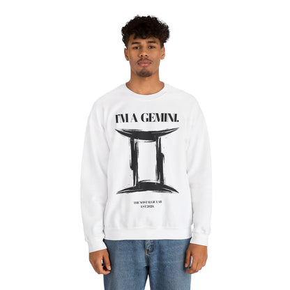 I'M A GEMINI Unisex Crewneck Sweatshirt