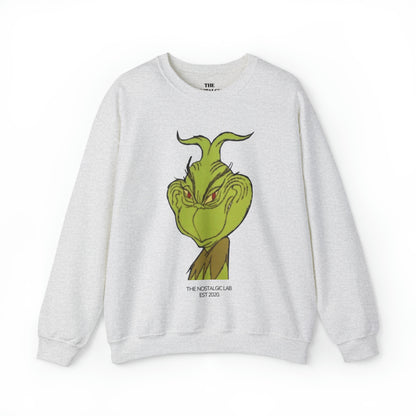 Grinchy Grin Unisex Crewneck Sweatshirt