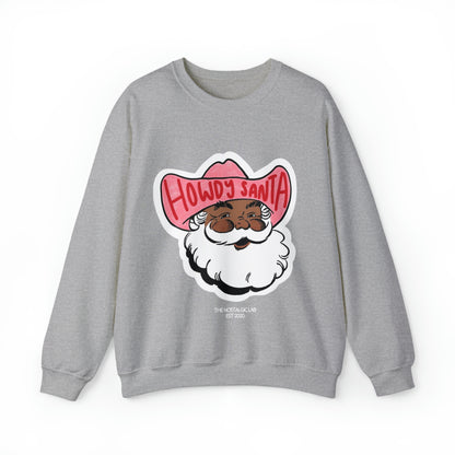Howdy Santa Unisex Crewneck Sweatshirt