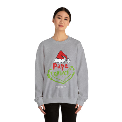 Papa Grinch Unisex Crewneck Sweatshirt