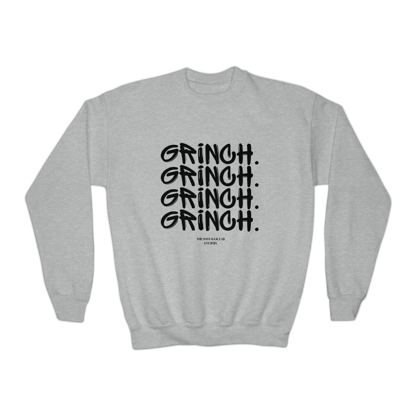 Grinch Heart Youth Crewneck Sweatshirt