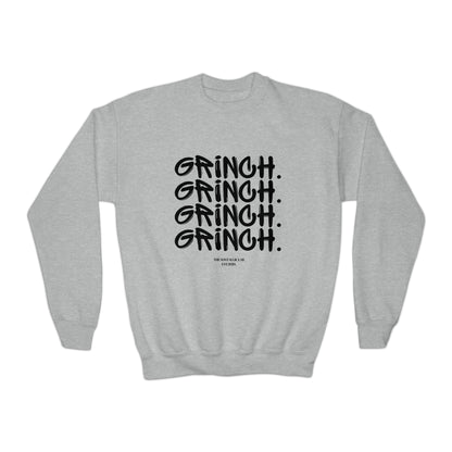 Grinch Heart Youth Crewneck Sweatshirt