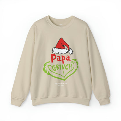 Papa Grinch Unisex Crewneck Sweatshirt