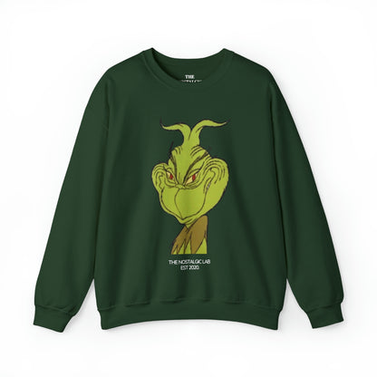 Grinchy Grin Unisex Crewneck Sweatshirt