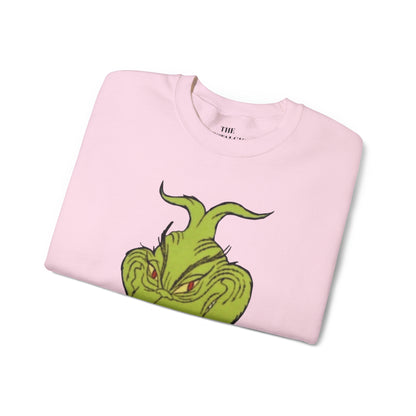 Grinchy Grin Unisex Crewneck Sweatshirt