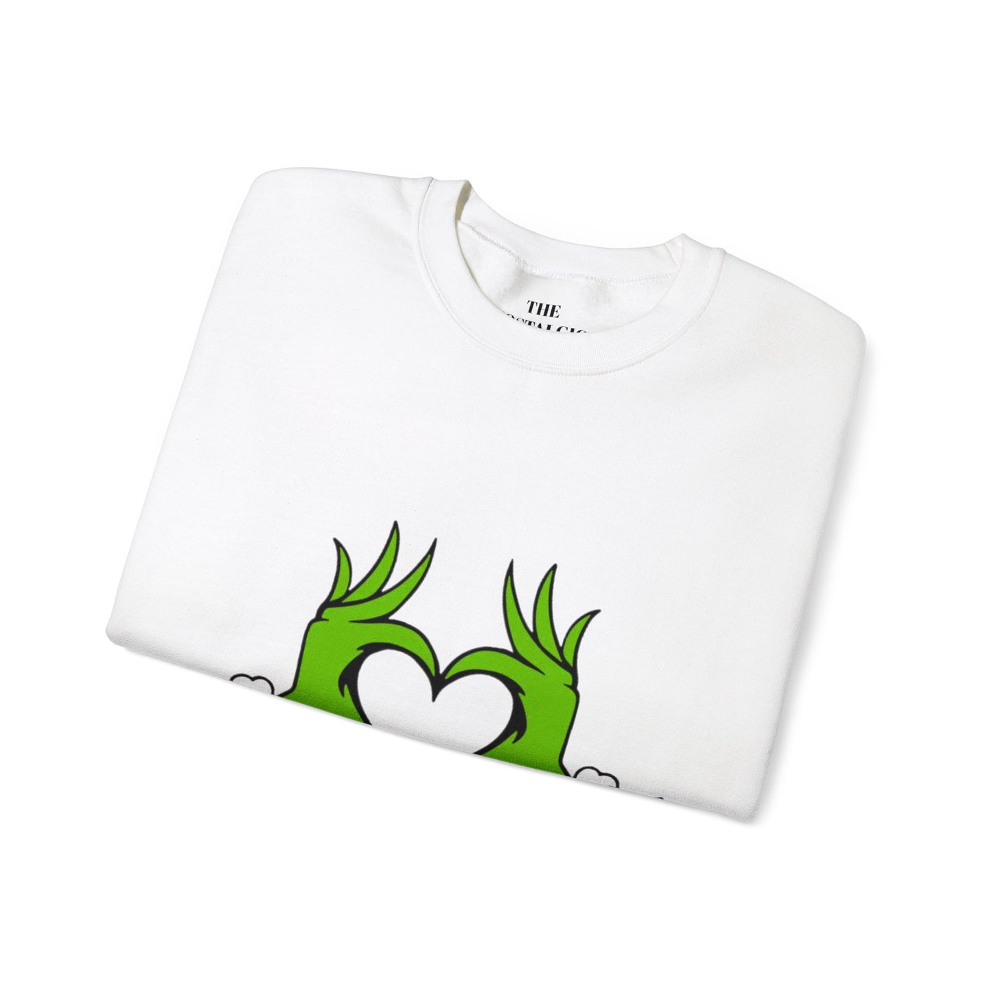 Grinch Heart Unisex Crewneck Sweatshirt