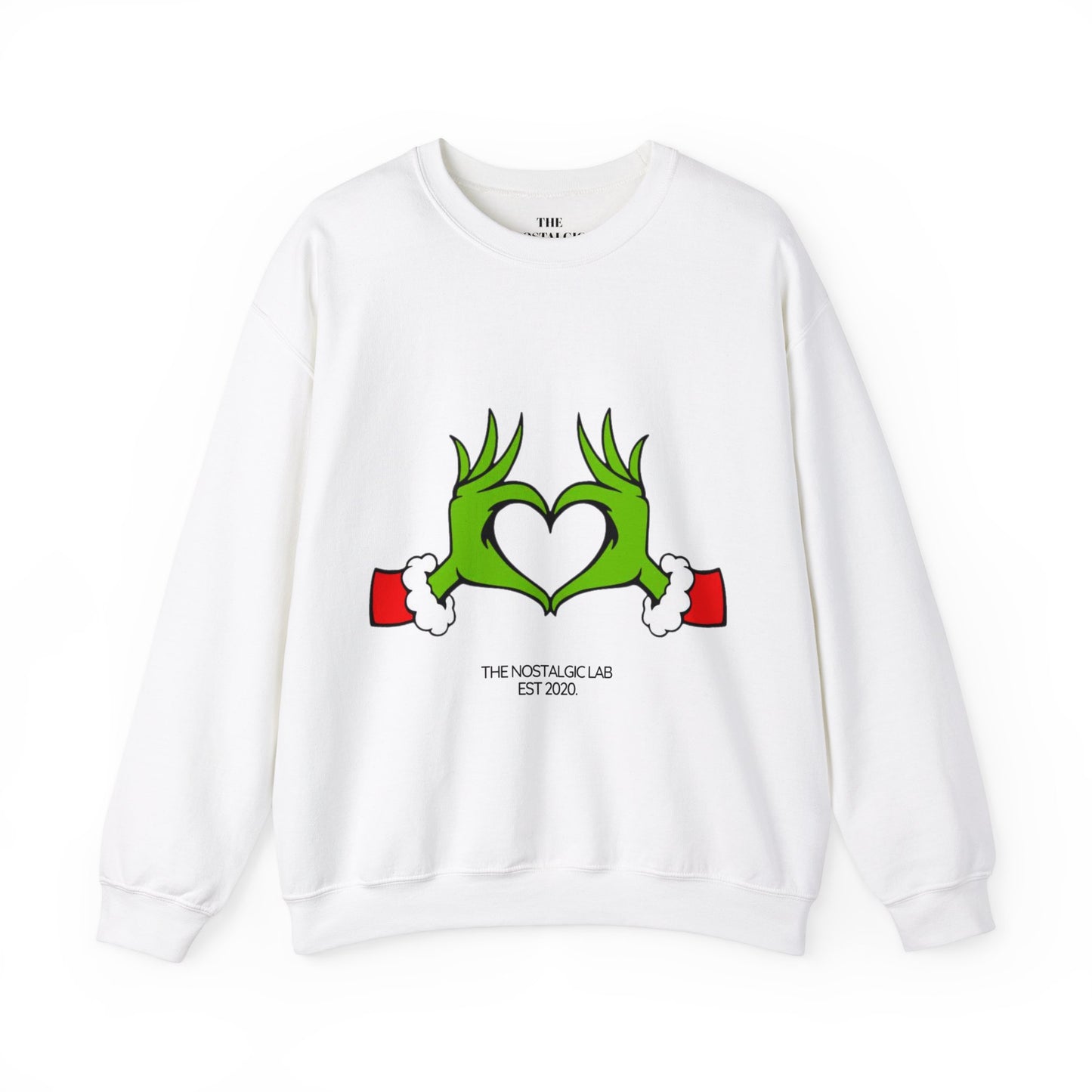 Grinch Heart Unisex Crewneck Sweatshirt