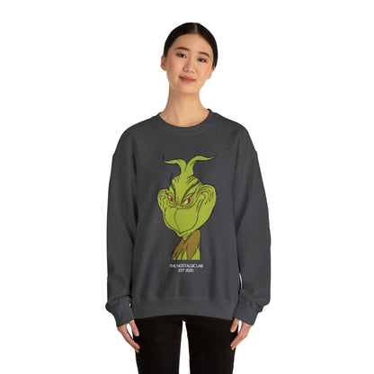 Grinchy Grin Unisex Crewneck Sweatshirt