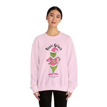 Basic Grinch Unisex Crewneck Sweatshirt