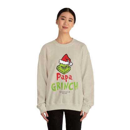 Papa Grinch Unisex Crewneck Sweatshirt