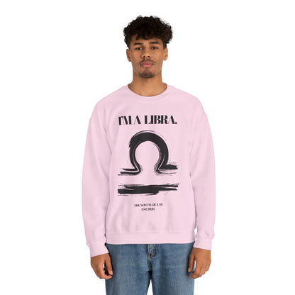 I'M A LIBRA Unisex Crewneck Sweatshirt