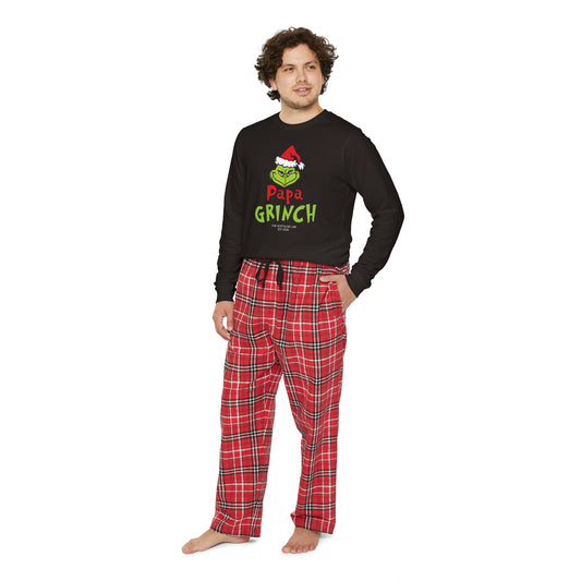Men's Papa Grinch Pajama Set