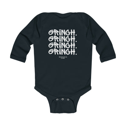 Grinch Graffiti Infant Long Sleeve Bodysuit