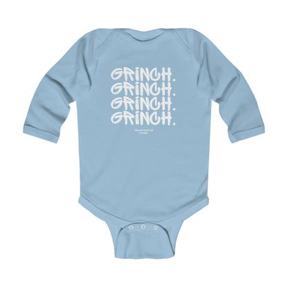 Grinch Graffiti Infant Long Sleeve Bodysuit