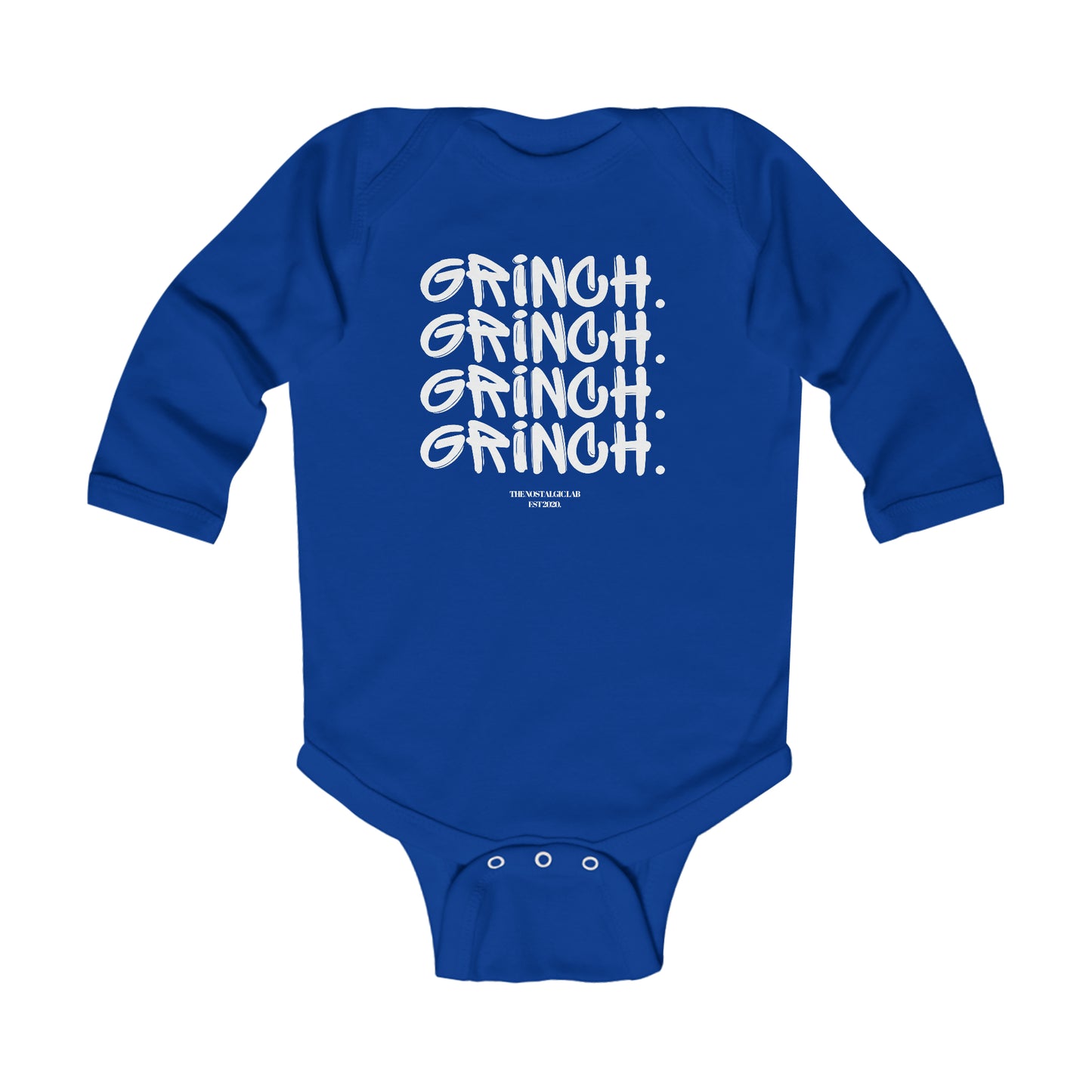 Grinch Graffiti Infant Long Sleeve Bodysuit