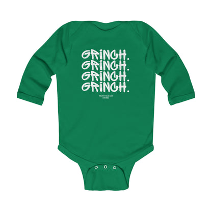 Grinch Graffiti Infant Long Sleeve Bodysuit