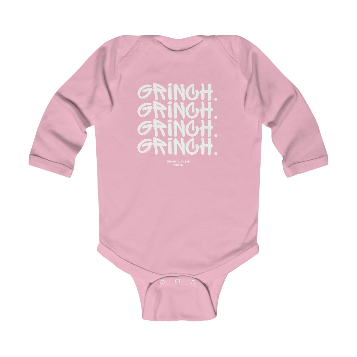 Grinch Graffiti Infant Long Sleeve Bodysuit