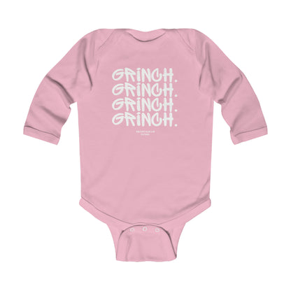 Grinch Graffiti Infant Long Sleeve Bodysuit