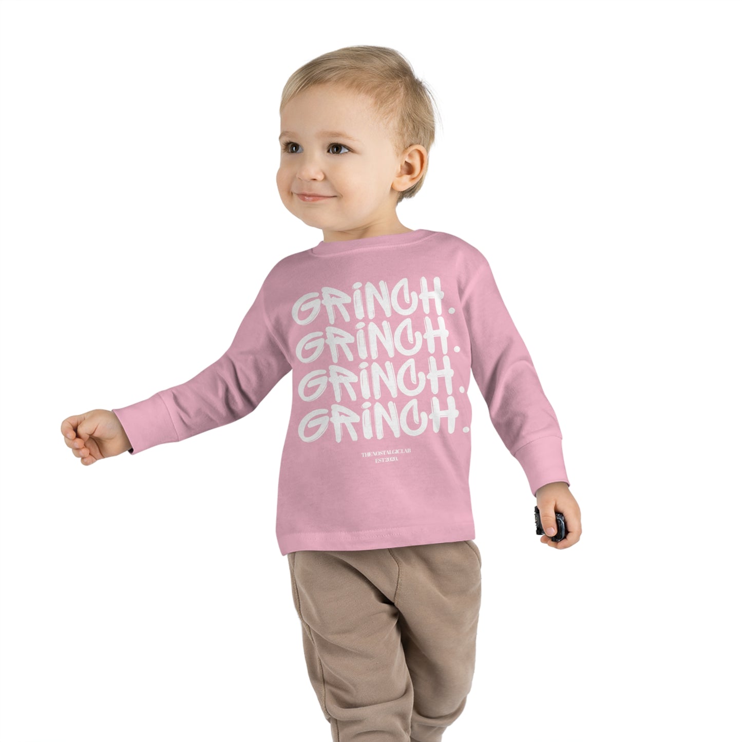 Grinch Graffiti Toddler Long Sleeve Tee