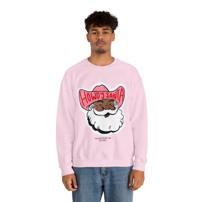 Howdy Santa Unisex Crewneck Sweatshirt