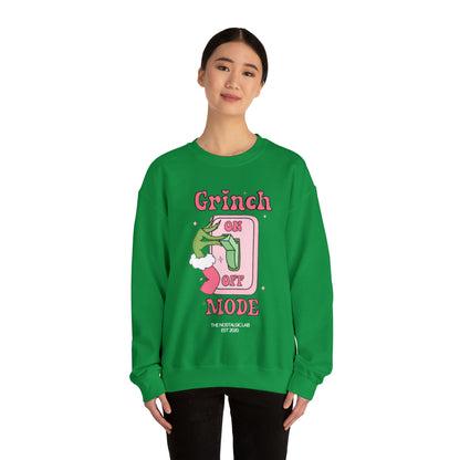 Grinch Mode Unisex Crewneck Sweatshirt