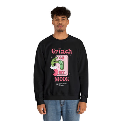 Grinch Mode Unisex Crewneck Sweatshirt