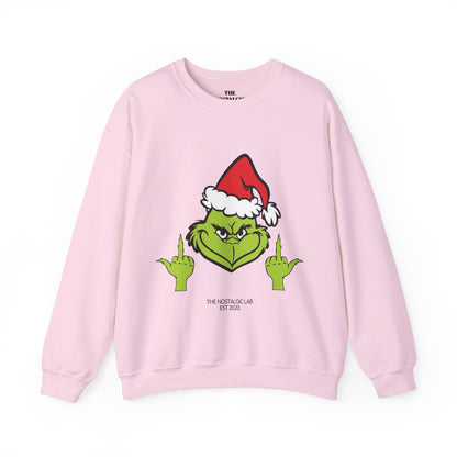 Grinch Finger Unisex Crewneck Sweatshirt