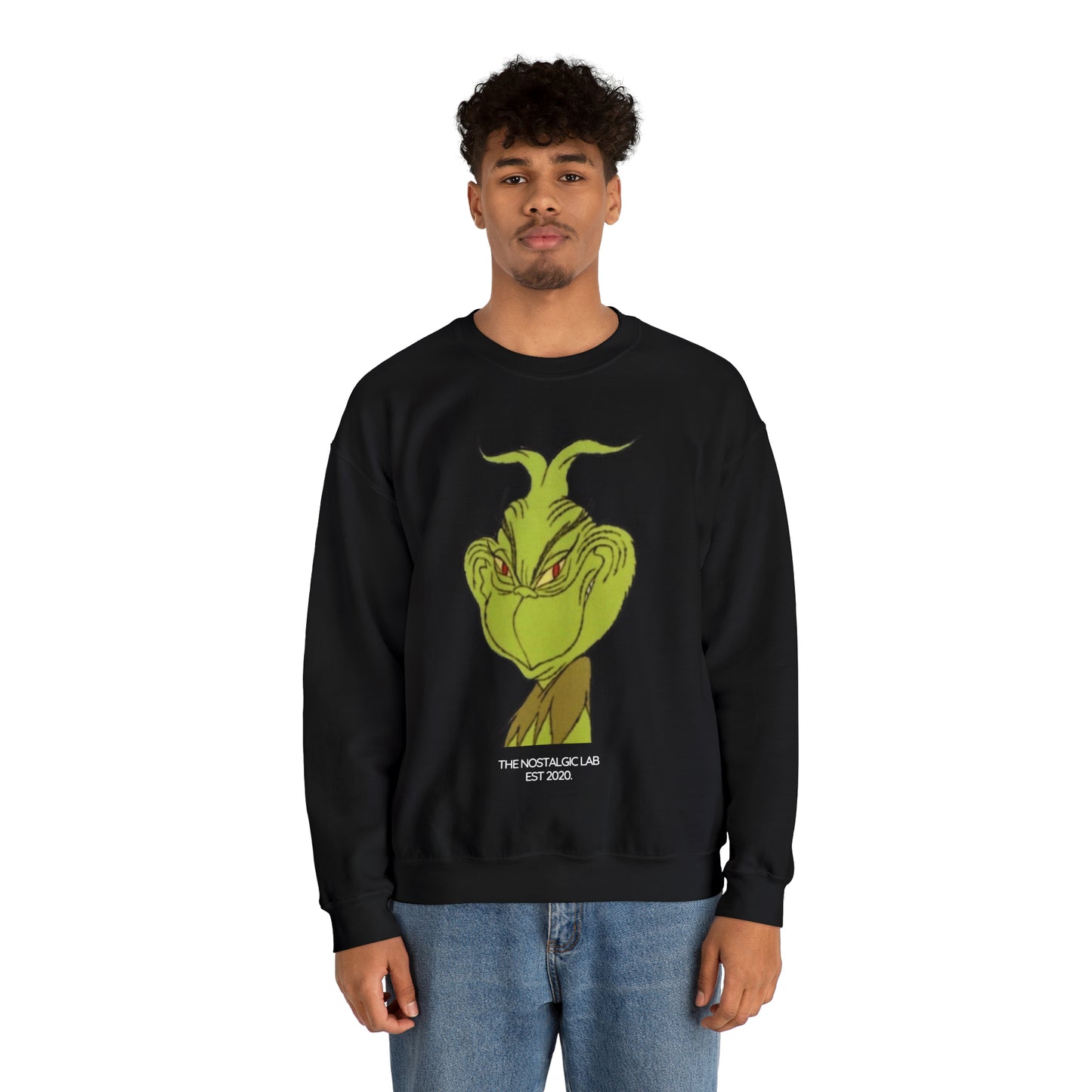 Grinchy Grin Unisex Crewneck Sweatshirt