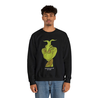 Grinchy Grin Unisex Crewneck Sweatshirt