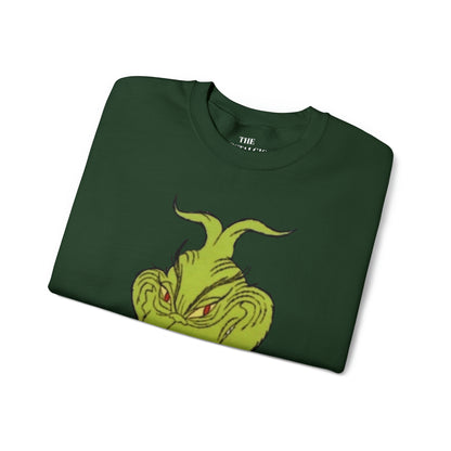 Grinchy Grin Unisex Crewneck Sweatshirt