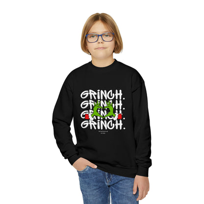 Grinch Heart Youth Crewneck Sweatshirt