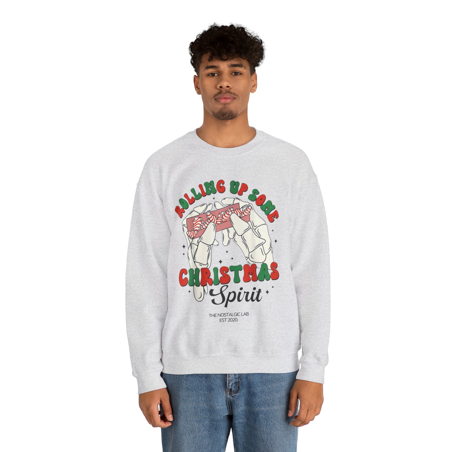 Rollin Christmas Spirit Unisex Crewneck Sweatshirt
