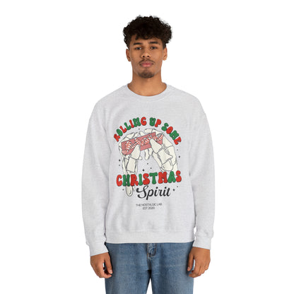 Rollin Christmas Spirit Unisex Crewneck Sweatshirt