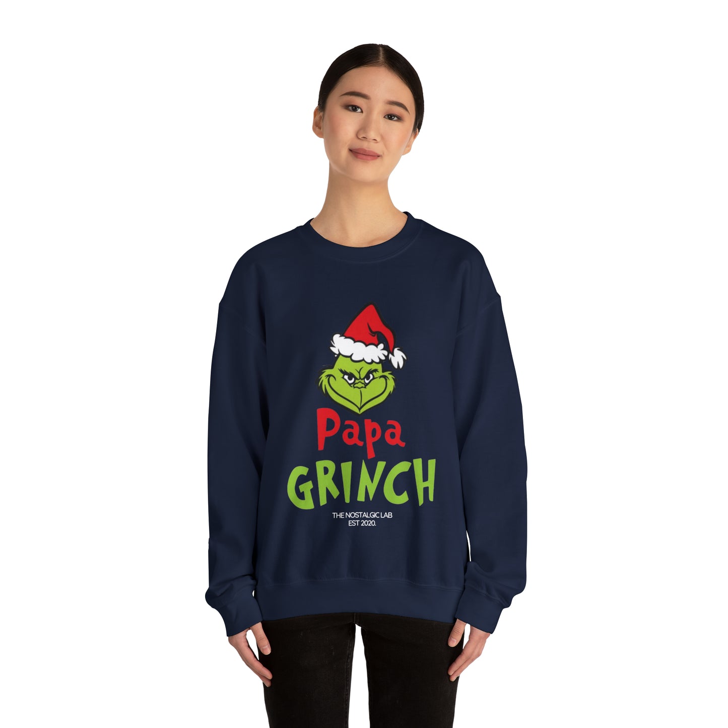 Papa Grinch Unisex Crewneck Sweatshirt