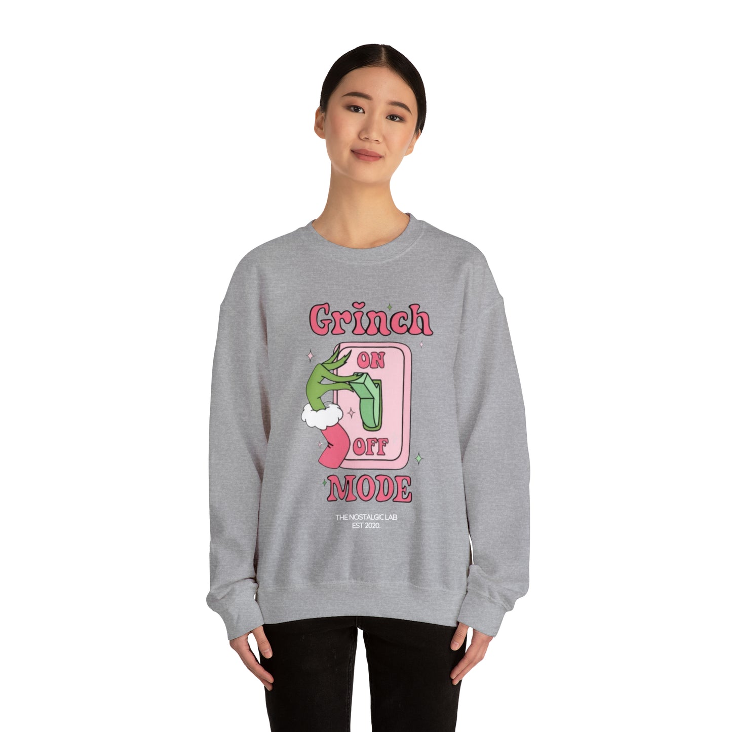 Grinch Mode Unisex Crewneck Sweatshirt