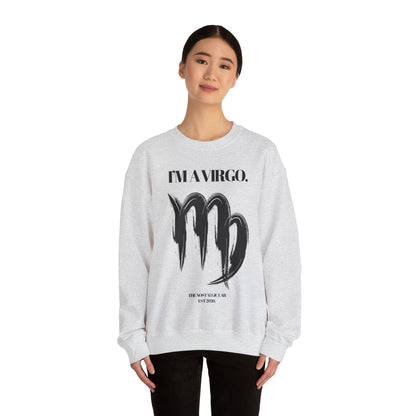 I'M AN VIRGO Unisex Crewneck Sweatshirt