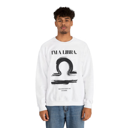 I'M A LIBRA Unisex Crewneck Sweatshirt