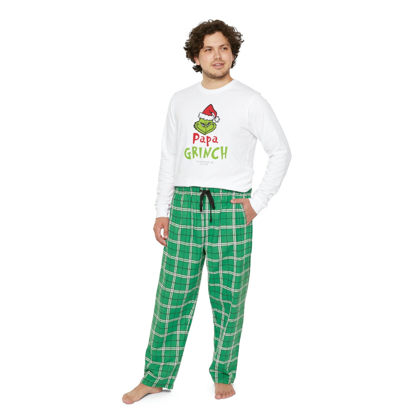 Men's Papa Grinch Pajama Set