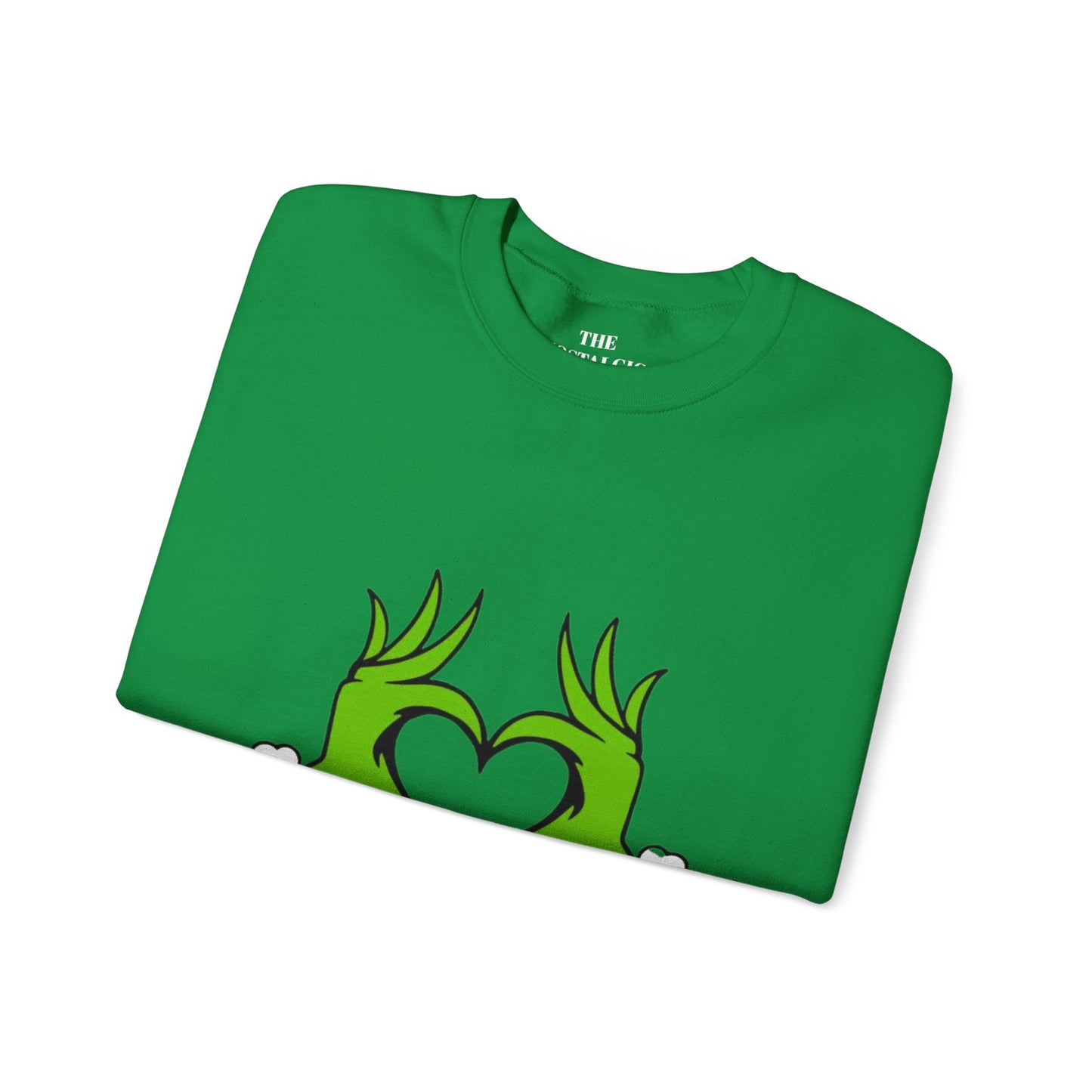 Grinch Heart Unisex Crewneck Sweatshirt