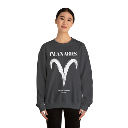 I'M AN ARIES Unisex Crewneck Sweatshirt