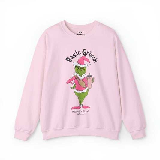 Basic Grinch Unisex Crewneck Sweatshirt