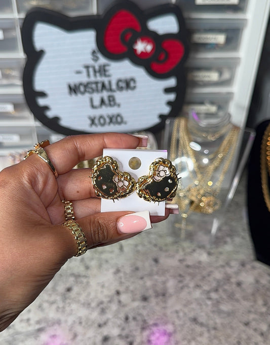 HK Heart Twist Studs