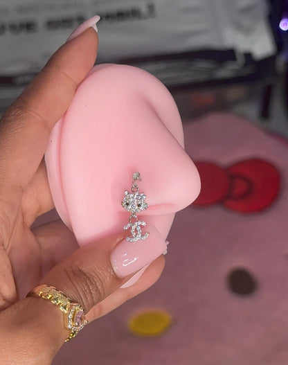 HK Face CC Nose Stud