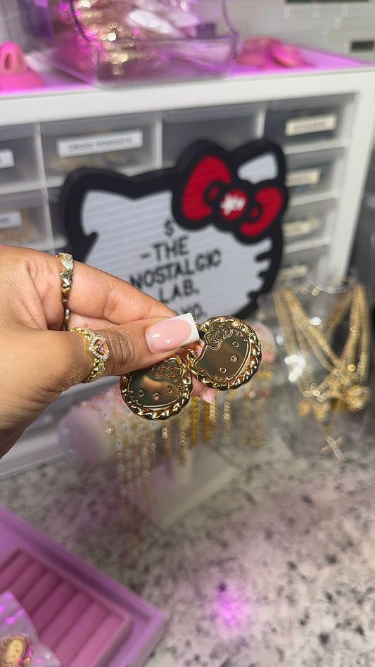 HK Bamboo Twist Hoops