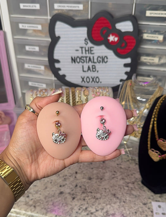 HK Face Belly Ring