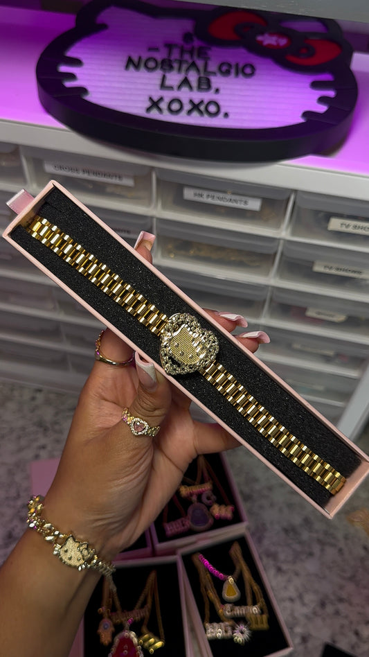 HK Hrt Rolex Chain
