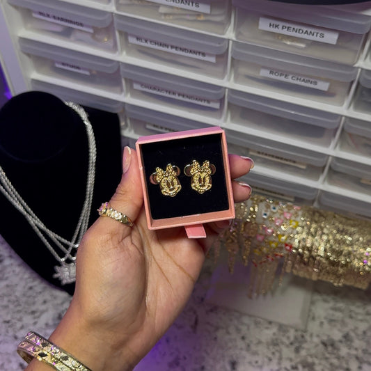 Minnie Mouse Studs