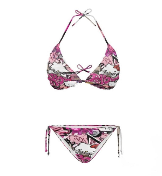 HK Graffiti Grillz Bikini